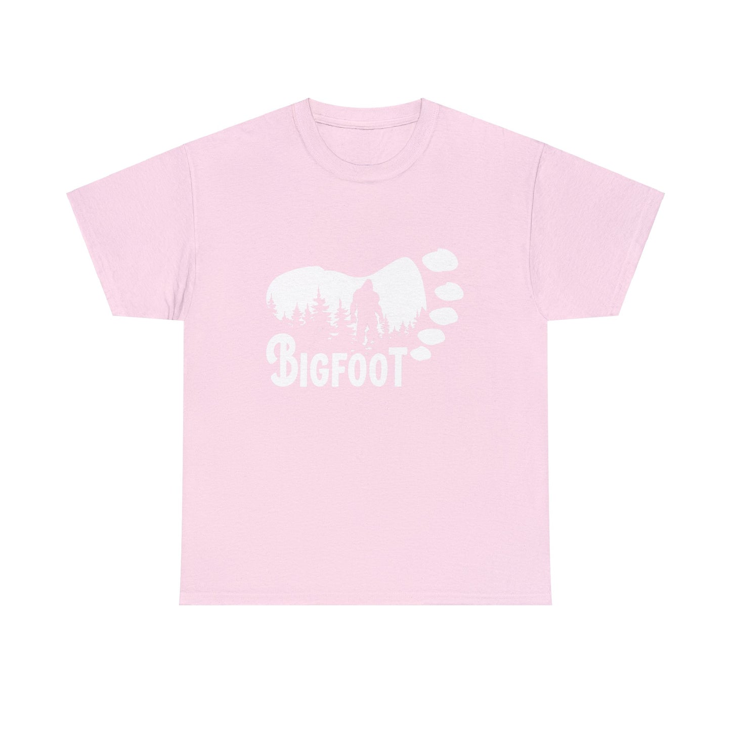 Bigfoot Footprint - Adult Unisex Heavy Cotton Tee