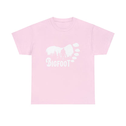 Bigfoot Footprint - Adult Unisex Heavy Cotton Tee