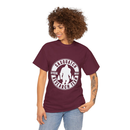 Sasquatch Research Team Official Bigfoot T-Shirt - Unisex Heavy Cotton Tee