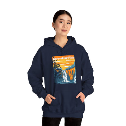 PNW Snoqualmie Falls Hoodie - Unisex Heavy Blend™ Hooded Sweatshirt