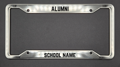 Alumni Customizable - Metal License Plate Frame