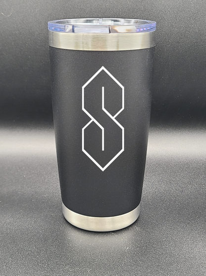 Cool S - Graffiti S - 20 Oz Coffee Cup - Water Tumbler - Bigfoot Bigheart Studio