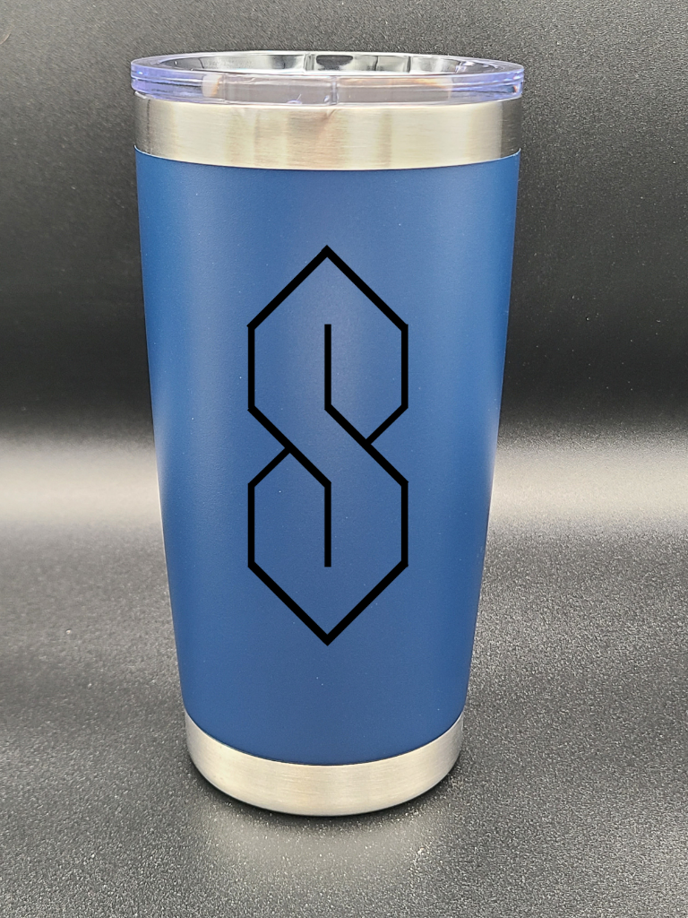 Cool S - Graffiti S - 20 Oz Coffee Cup - Water Tumbler - Bigfoot Bigheart Studio