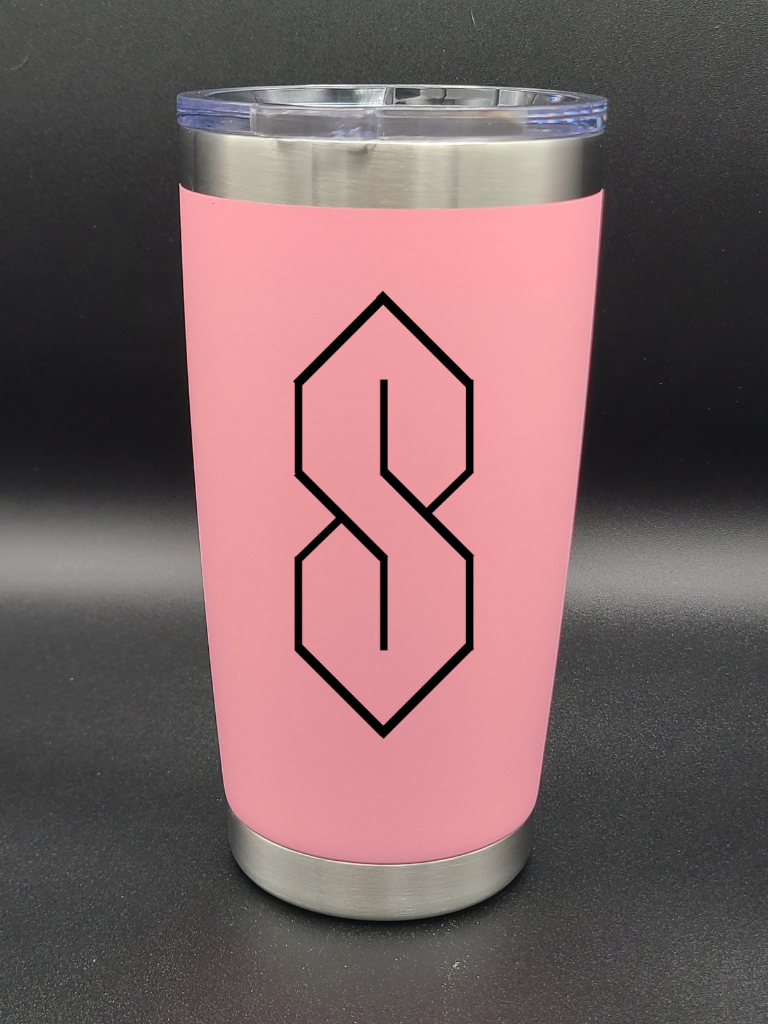 Cool S - Graffiti S - 20 Oz Coffee Cup - Water Tumbler - Bigfoot Bigheart Studio