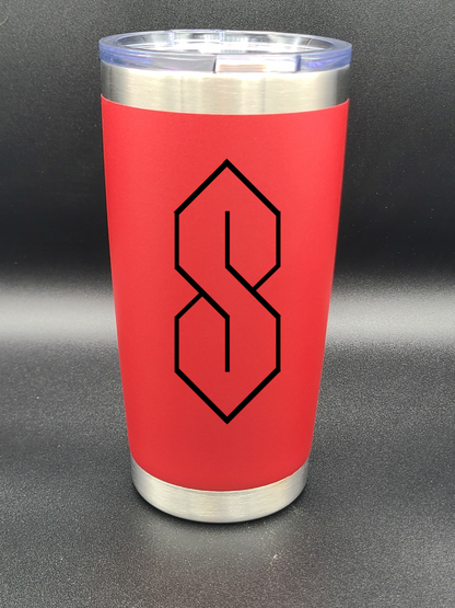 Cool S - Graffiti S - 20 Oz Coffee Cup - Water Tumbler - Bigfoot Bigheart Studio