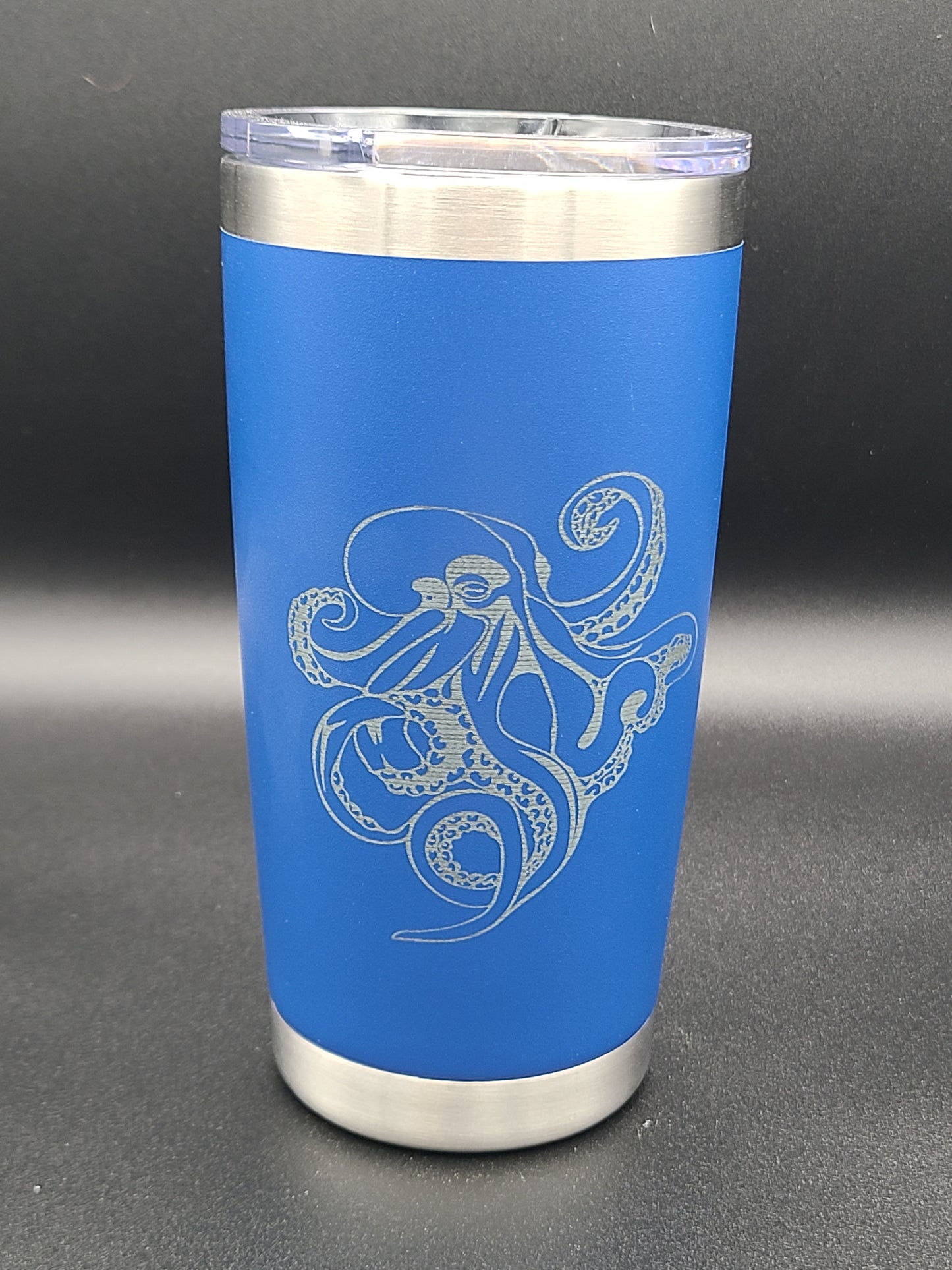 Octopus - 20 Oz Coffee Cup - Water Tumbler - Bigfoot Bigheart Studio