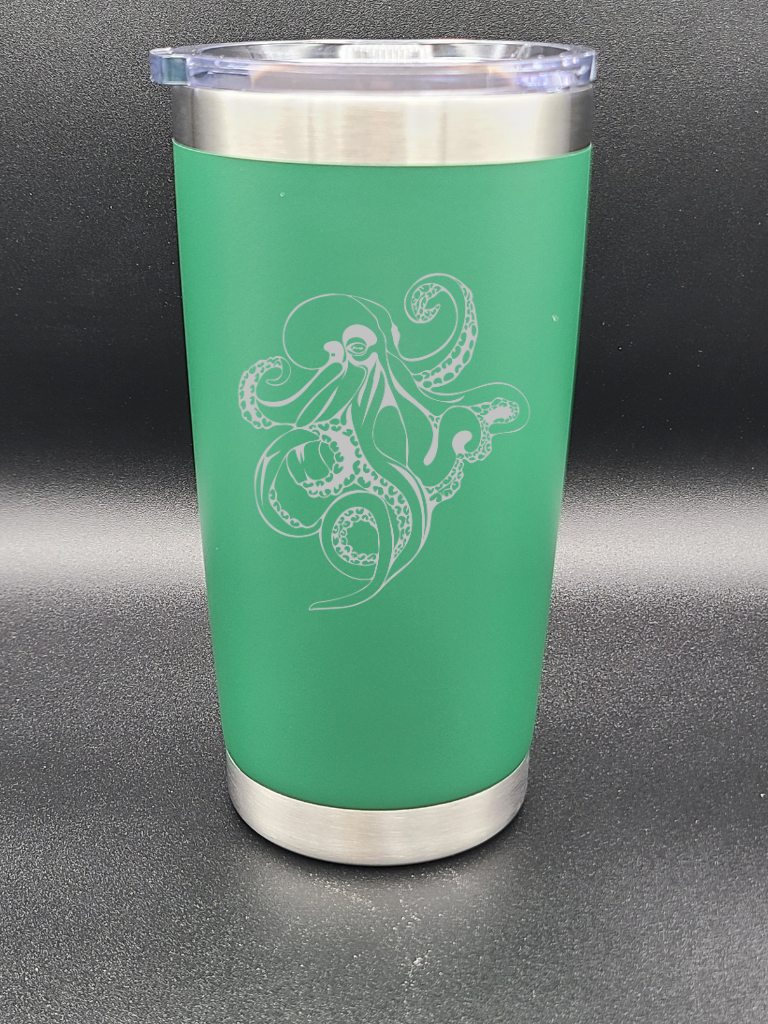 Octopus - Engraved 20 Oz Coffee Cup