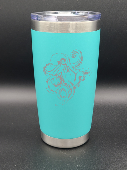 Octopus - Engraved 20 Oz Coffee Cup