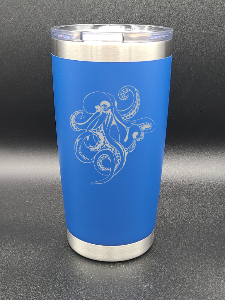 Octopus - Engraved 20 Oz Coffee Cup