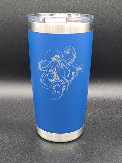 Octopus - Engraved 20 Oz Coffee Cup