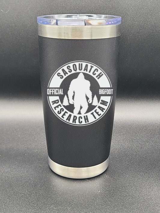 Sasquatch Research Team Official - 20 Oz Coffee Cup - Water Tumbler