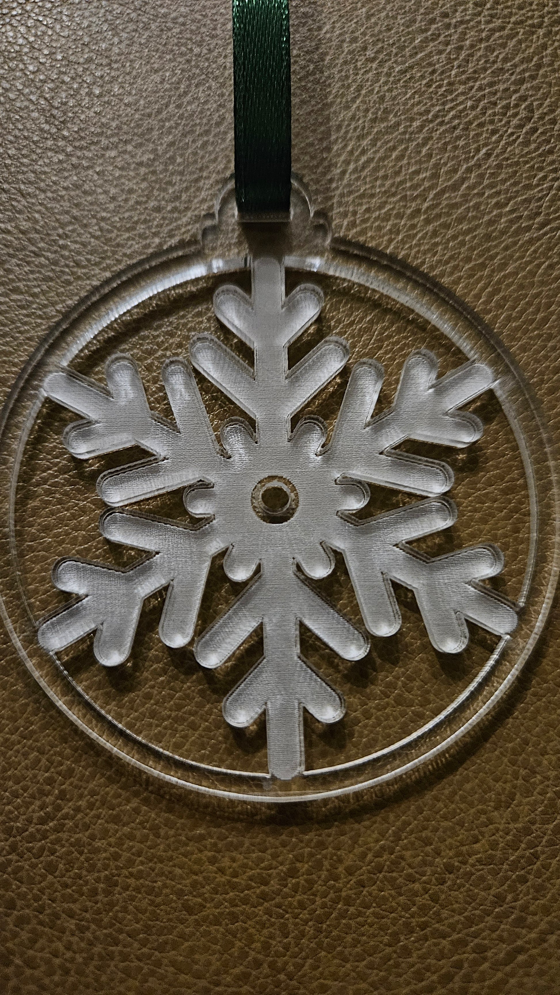 Snowflake - Acrylic Christmas Ornament - Bigfoot Bigheart Studio