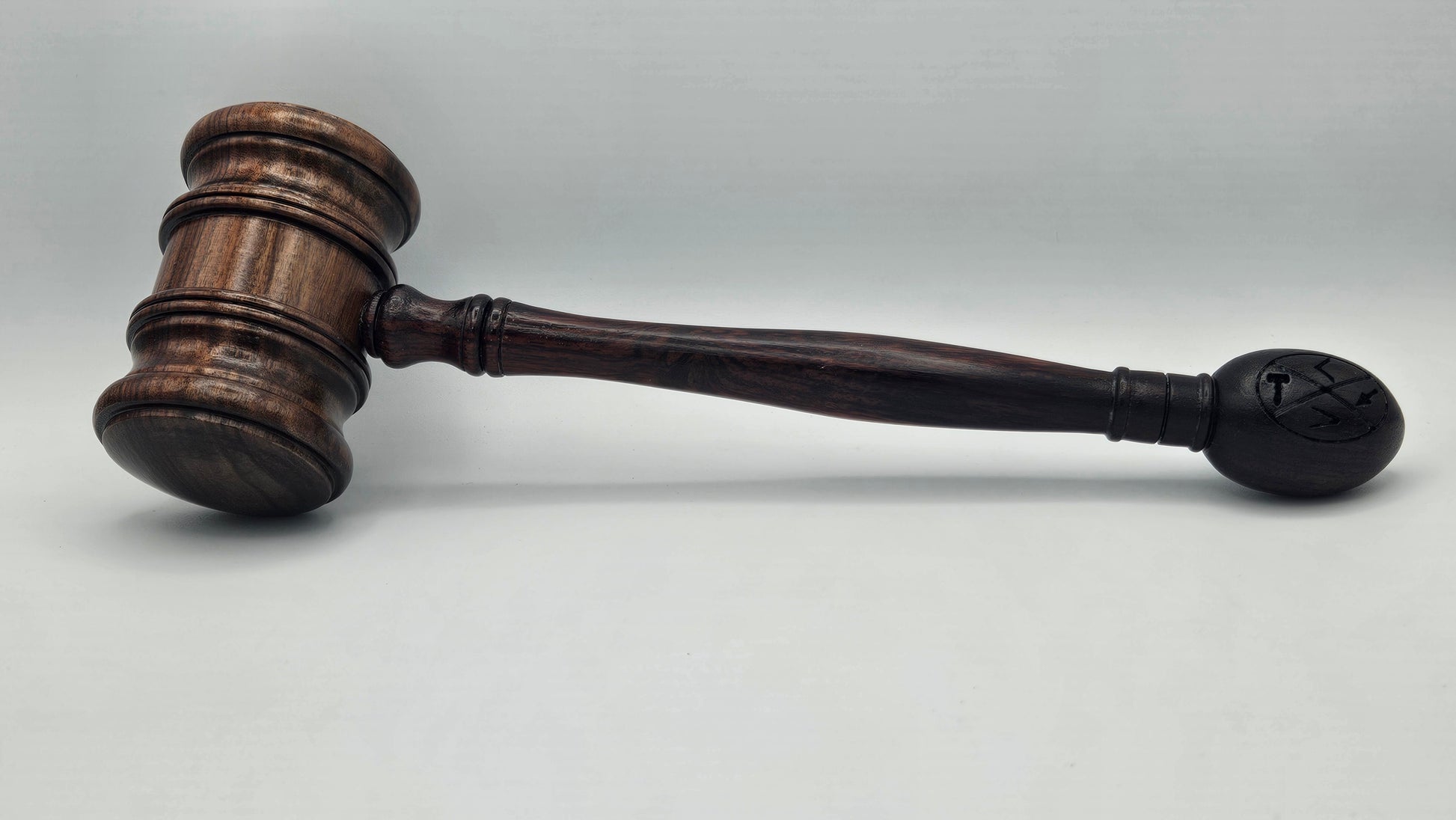 Handmade Custom Wood Gavel - Bigfoot Bigheart Studio