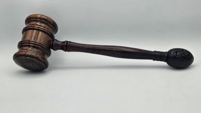 Handmade Custom Wood Gavel - Bigfoot Bigheart Studio