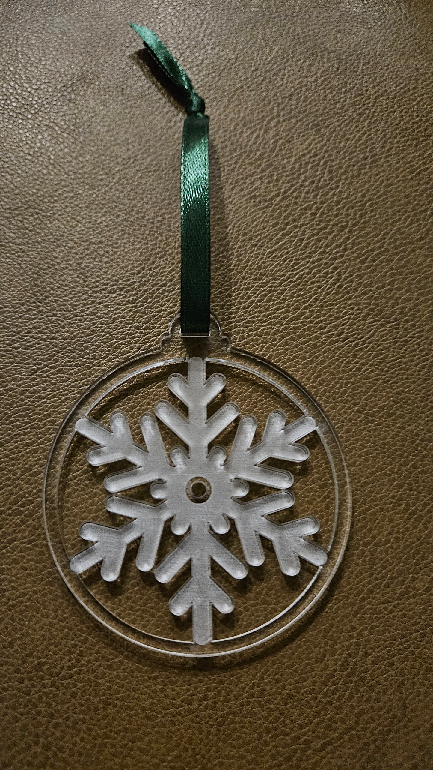 Snowflake - Acrylic Christmas Ornament - Bigfoot Bigheart Studio