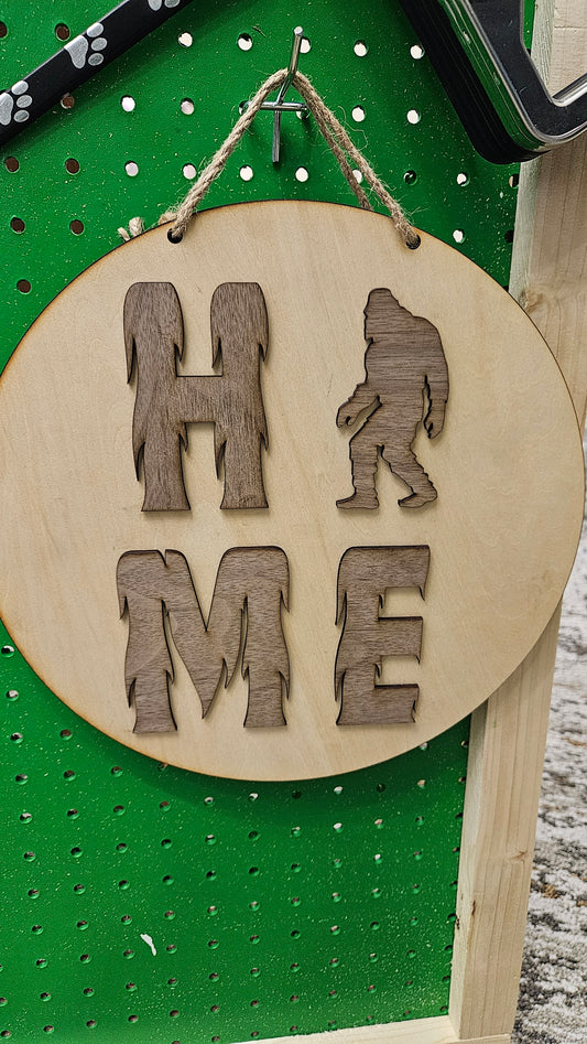 Bigfoot Home - Wall Sign